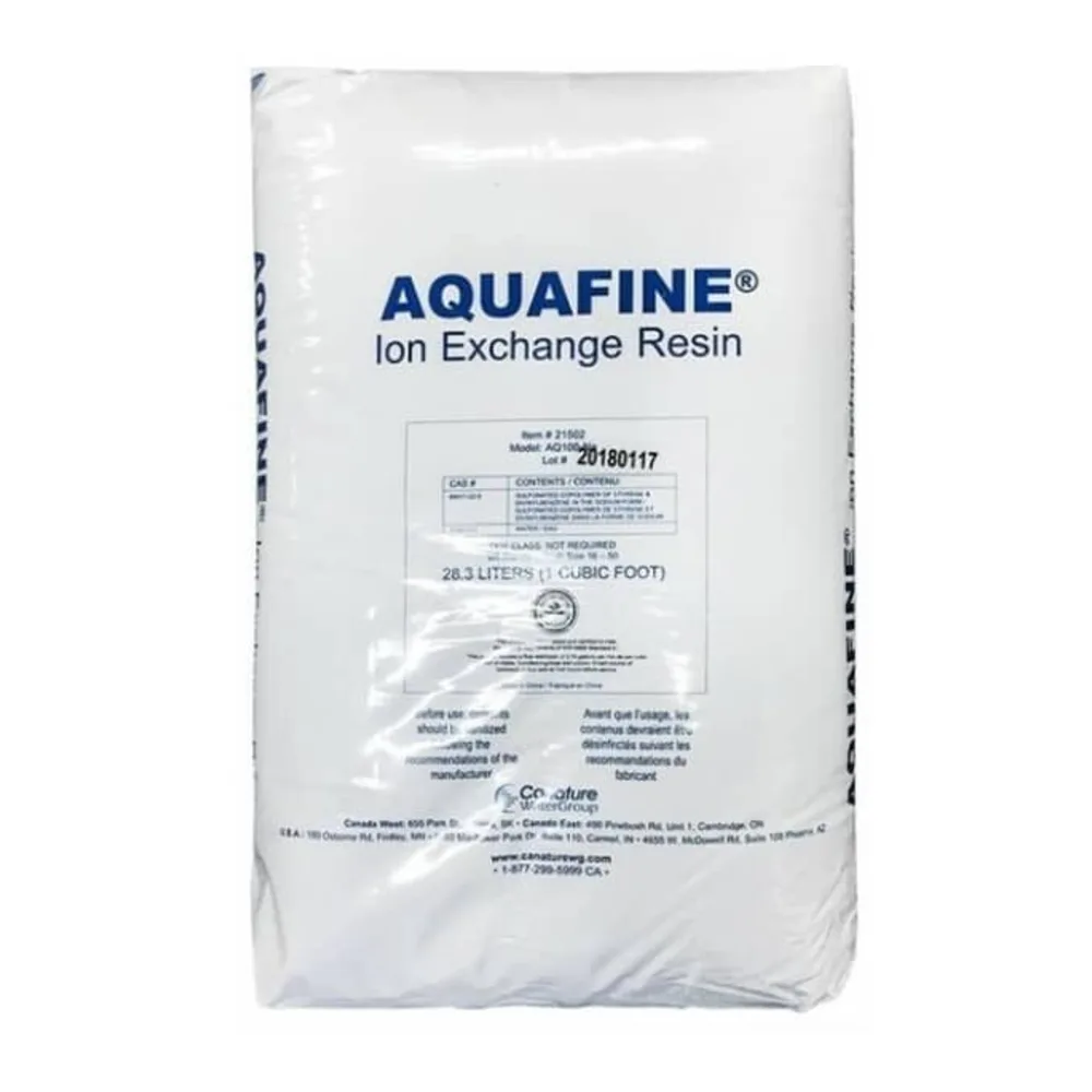 Saco de resina catiónica de 1 pie cúbico (28.3 L) para suavizador de agua